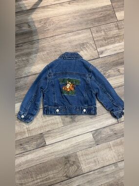 Vintage Disney Store Blue Denim Tigger Jean Jacket Baby size 18 months